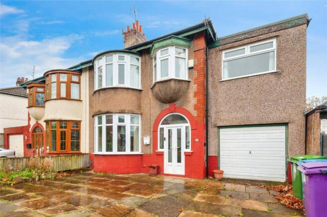 4-bed semi-detached on Oakhill Park, Liverpool, Merseyside, L13, £300,000