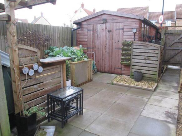Large shed and...
