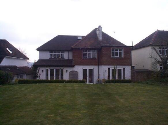Rear of property
