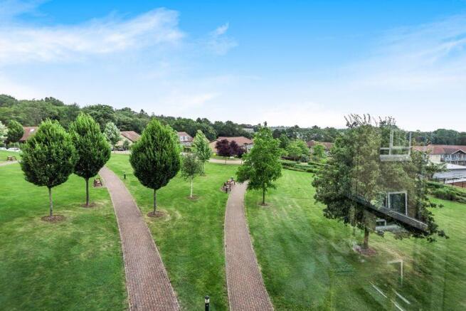 Aerial view of grounds