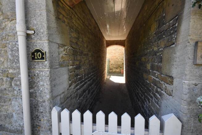 Entrance to Rear