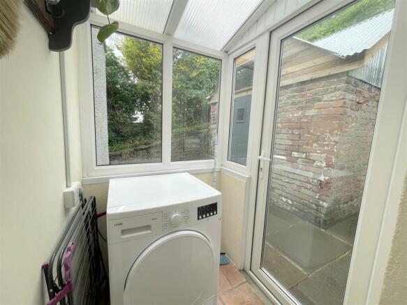 Lean-to utility area