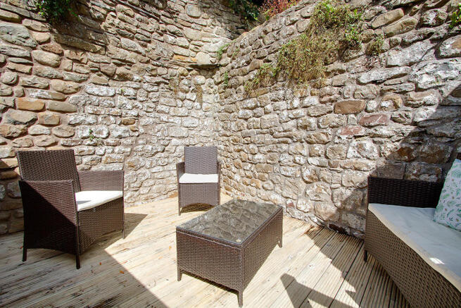 Decked terrace