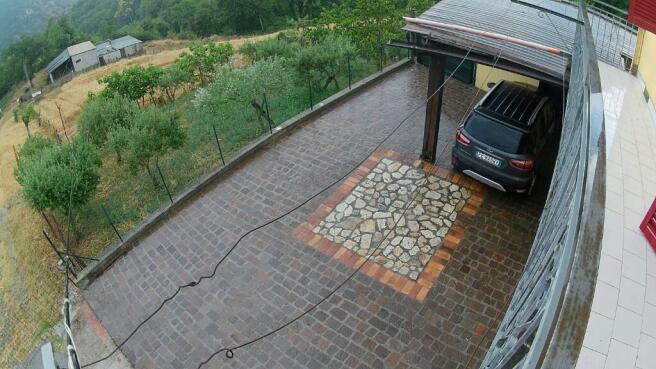 Car port and patio