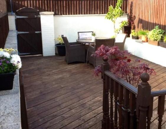 Rear garden