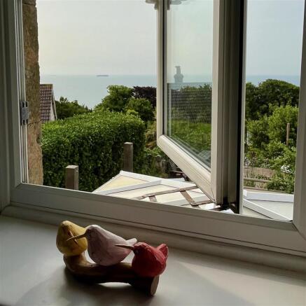 Sea views from Bedroom 1