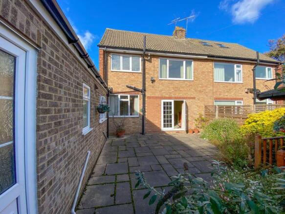 Rear of property