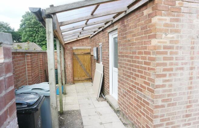 Side porch