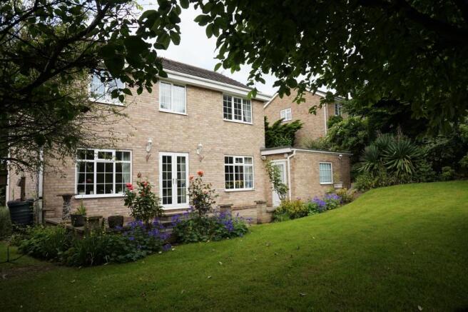 Rear of property