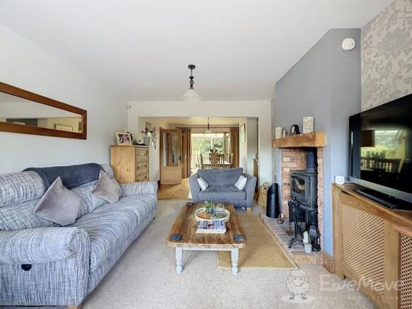 Wood Burning Stove Reception Room