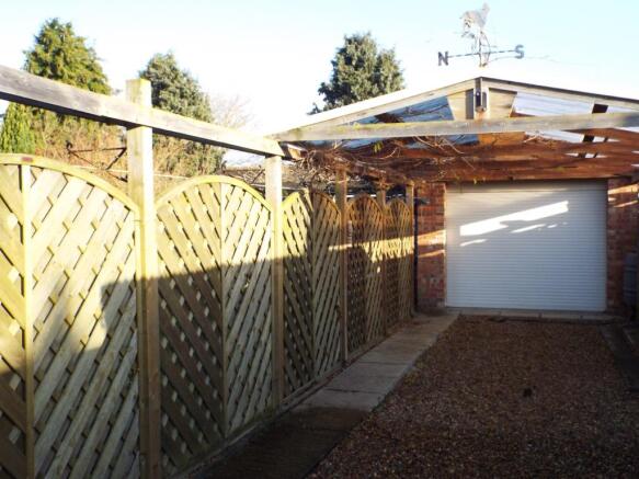Carport and garage