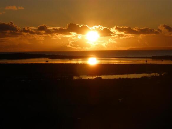 Sunset from lounge