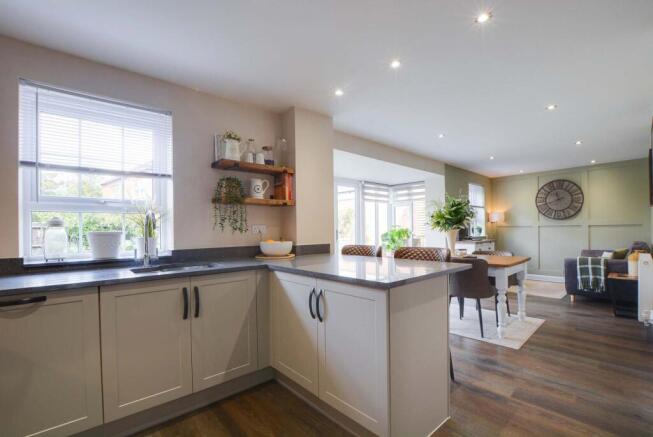 Open Plan Living Fitted Dining Kitchen