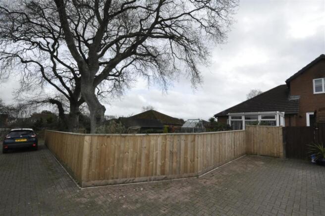 Garden Boundary Showing Parking
