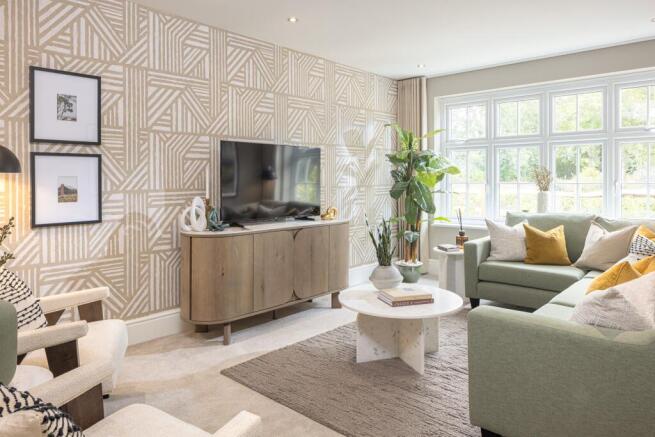 Lounge in the Marlow detached four bedroom home