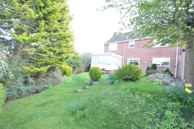 Rear of property
