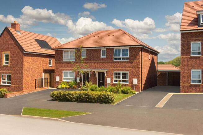 Exterior view of our 3 bed Mewstone home