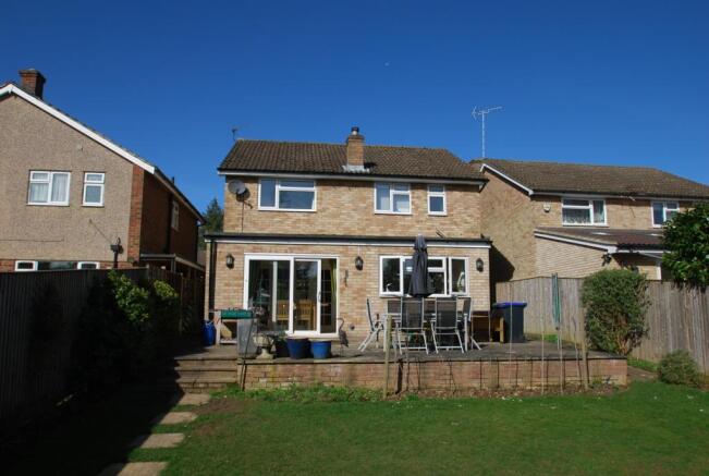 Rear of house