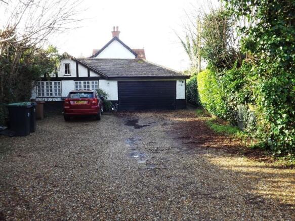 Large driveway
