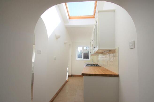 Galley style kitchen