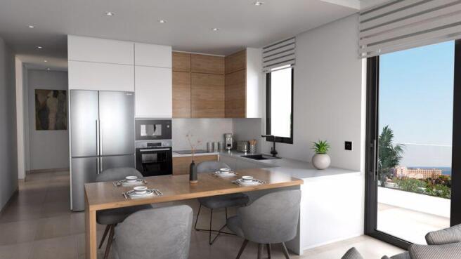 Kitchen and dining