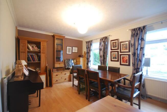 Spacious dining room