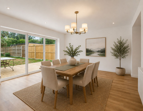 Staged Dining Room