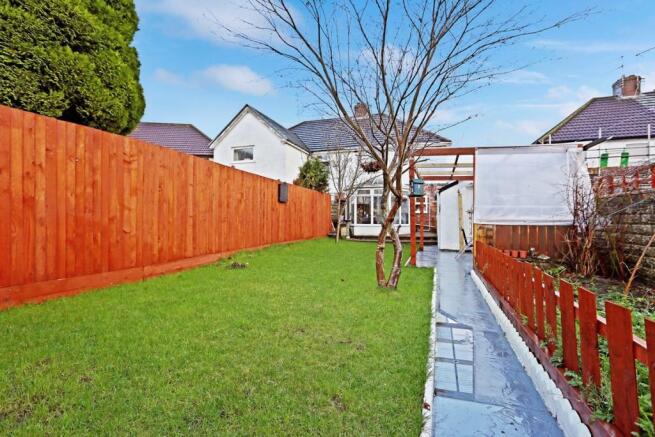 Rear of property