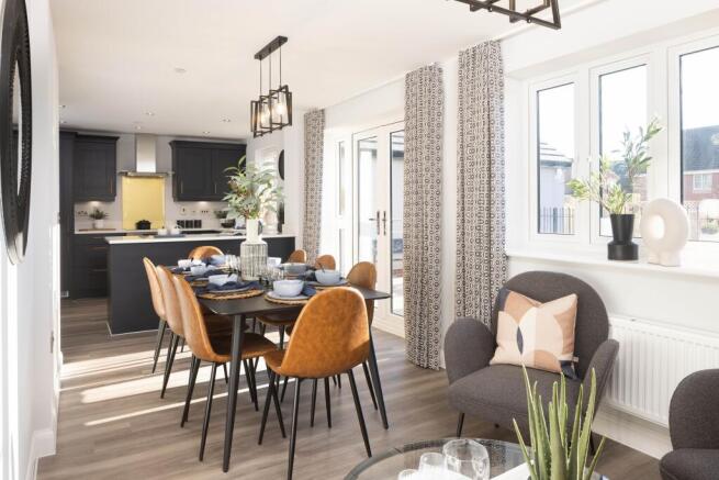 Kitchen diner in the Radleigh 4 bedroom detached home