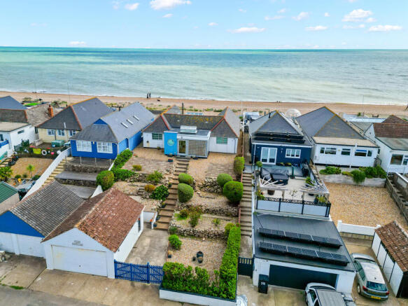 Aerial image and beach