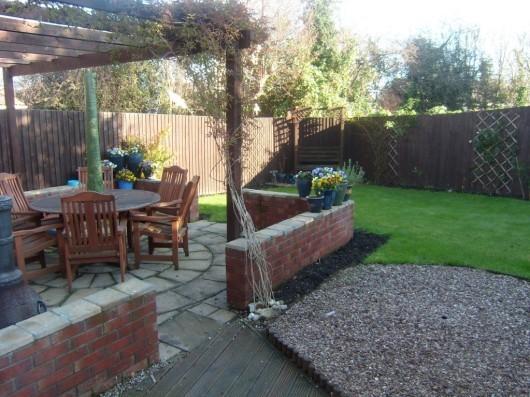 Rear garden