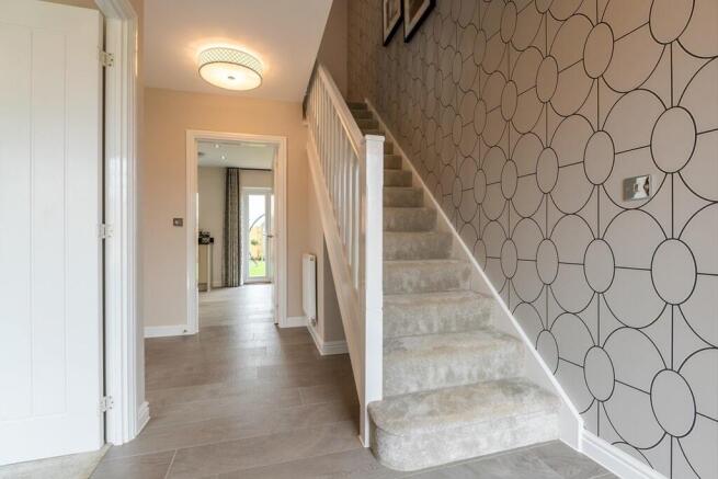 Inviting entrance hallway