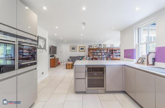 Kitchen View into Sitting Area