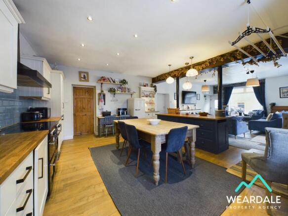 Living area and Kitchen