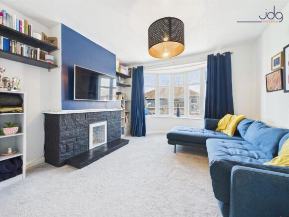 Spacious Lounge with bay window