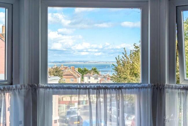 Sea views from Bedroom One!