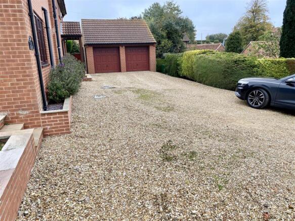 Double Garge & Driveway