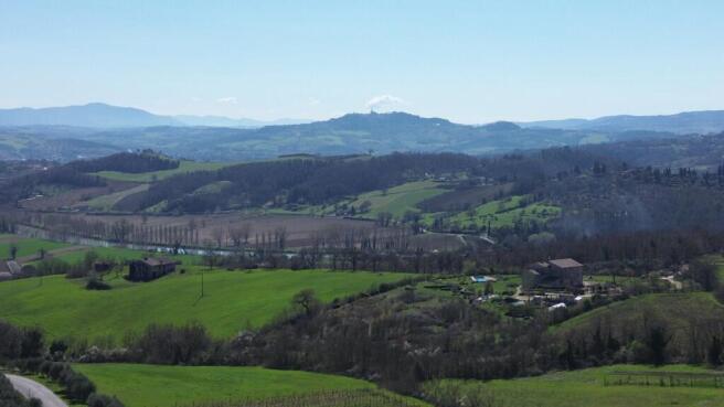 Panorama collinare umbro