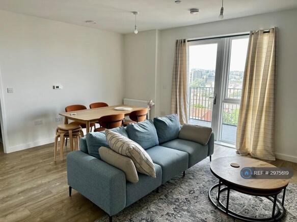 Dining Space And Living Room