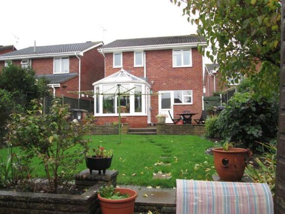 Rear of the property