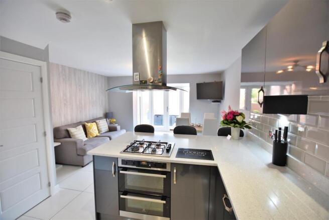 Kitchen open to Family/Dining room