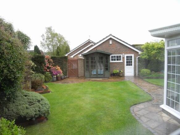 garage & rear garden