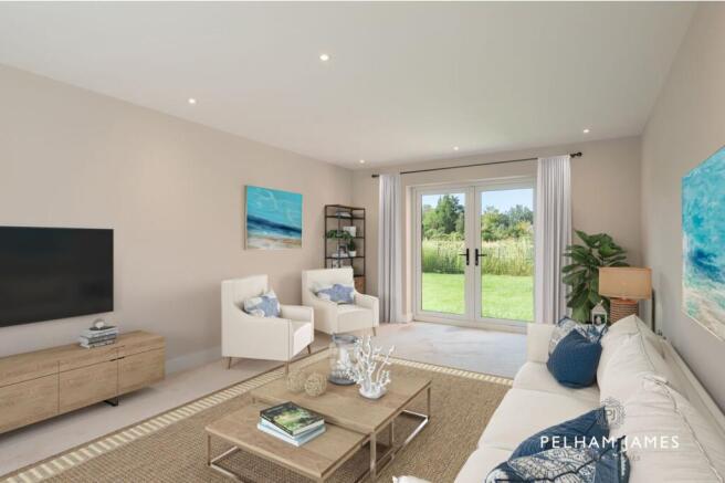 Sitting Room, Plot 8, Grove Grange, Newark (virtually staged)