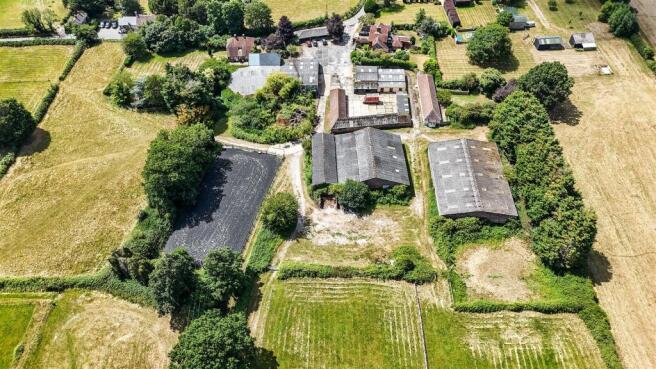 Bungalow & Stable Church Farm Drone -8.jpg