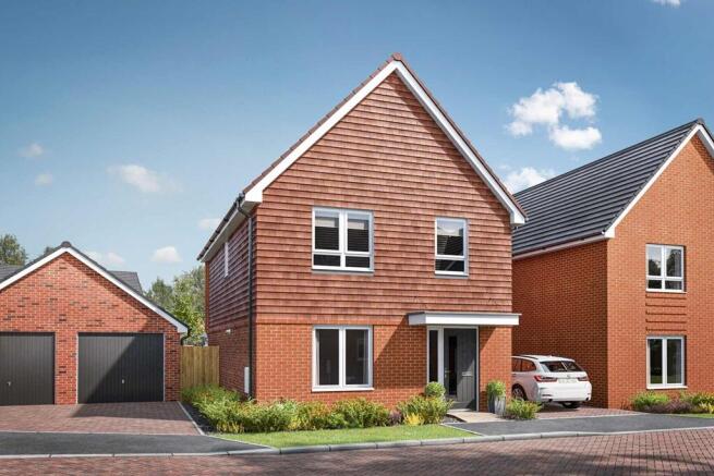 Artist's impression of a typical Ayleford home