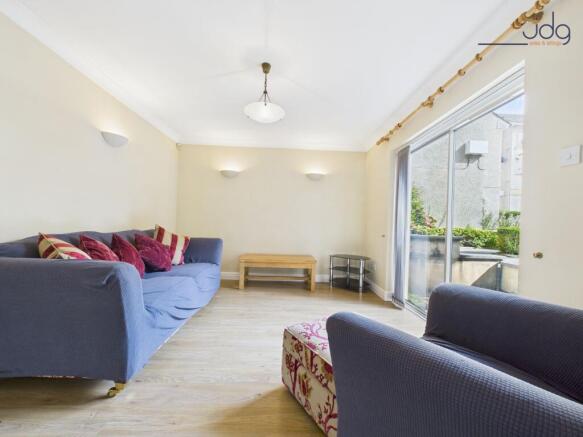 Living Room with sliding door outdoor access