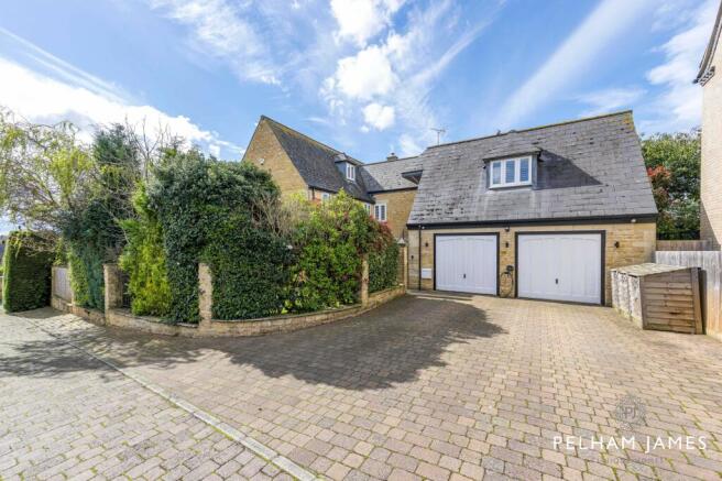 Double Garage and Driveway, Badminton House, Brigstock