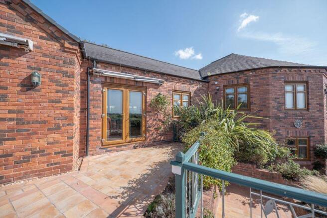 Rear of property