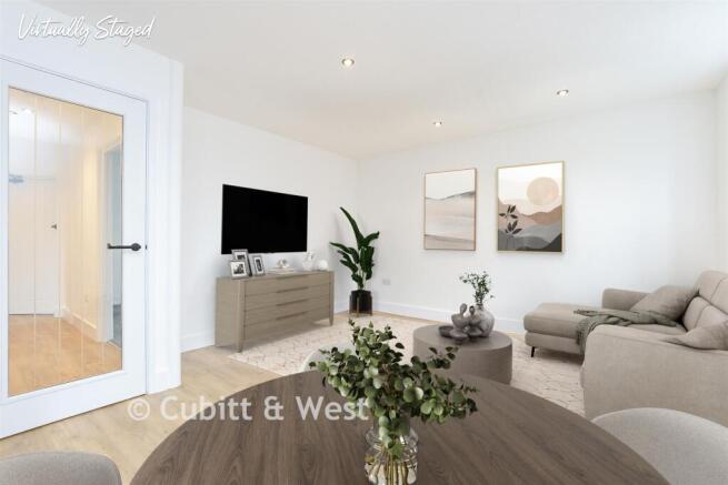 Staged Lounge Kitchen Diner