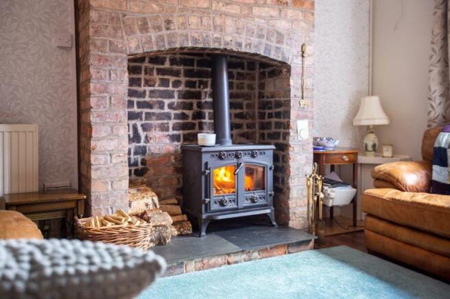 Feature fireplace